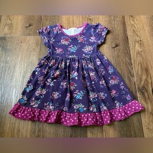 Matilda Jane World of Wonder Plum Floral Dress